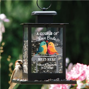 Personalized Love Birds Bird Feeder UV2199631