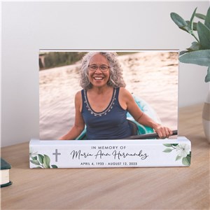 Personalized Watercolor In Memory Of Photo Holder UV2213235