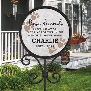 Personalized Best Friends Round Magnetic Sign Set UV221345