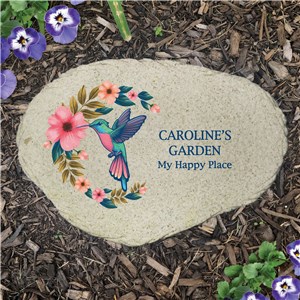 Personalized Hummingbird Flat Garden Stone UV2217015X