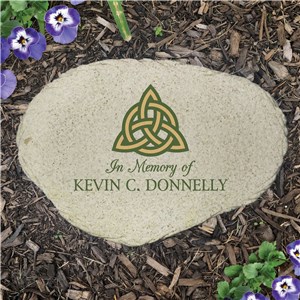 Personalized Celtic Knot Flat Garden Stone UV2217215X