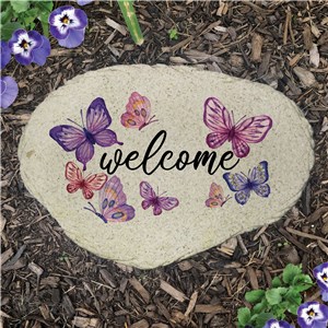 Personalized Butterflies Flat Garden Stone UV2218515X