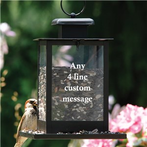 Personalized Custom Message Lines Bird Feeder UV2223431