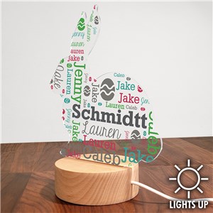 Personalized Easter Bunny Word Art ED Sign UV2225038
