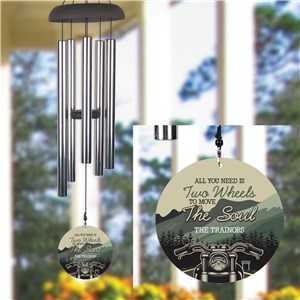 Personalized Two Wheels To Move The Soul Wind Chime UV223247