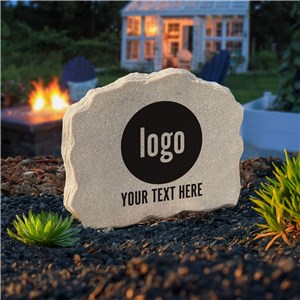 Personalized Custom Logo Standing Garden Stone UV2371547