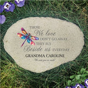 Personalized Dragonly Memorial Large Flat Garden Stone UV2409815
