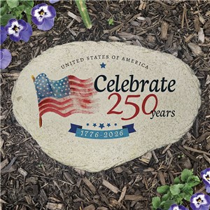 Celebrate 250 Years Flat Garden Stone UV2433215