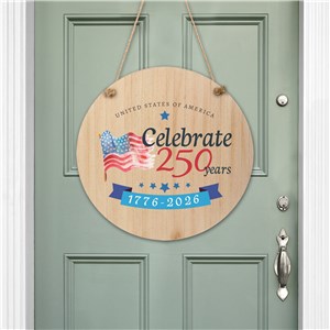 Celebrate 250 Years Hanging Sign UV2433233