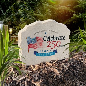 Celebrate 250 Years Standing Garden Stone UV2433247
