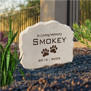 Personalized Pet Memorial In Loving Memory Standing Garden Stone UV553747
