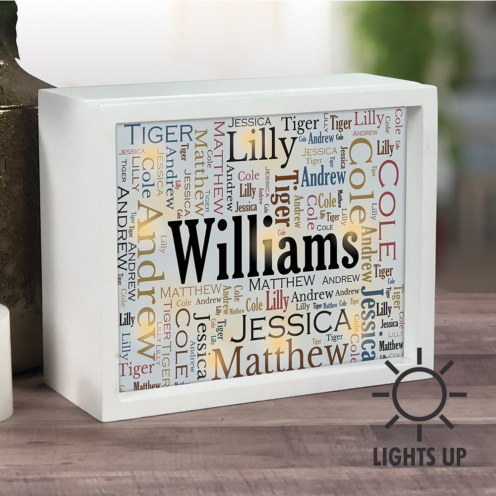 Personalized Shadow Box | Name Gifts