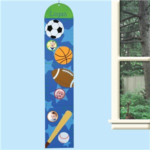 Personalized Sports Growth Chart | Personalized Baby Gifts