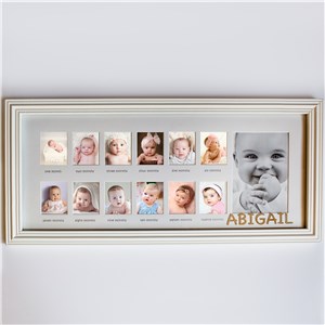 Personalized My First Year Frame | Personalized Baby Gifts