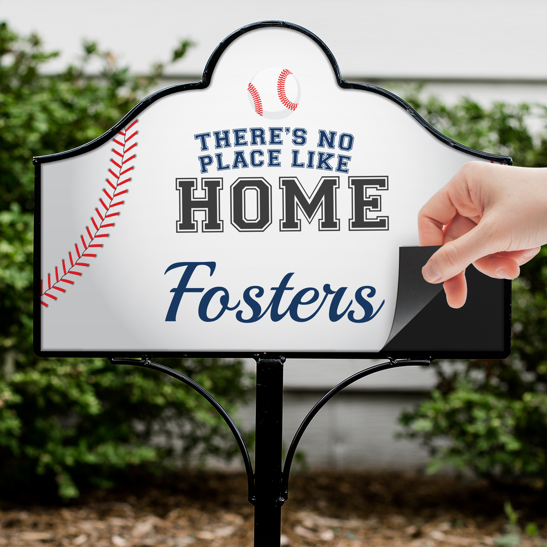 Personalized No Place Like Home Magnetic Sign Set | Personalized Yard Signs