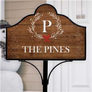 Personalized Yard Sign | Personalized Family Name Sign