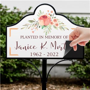 Personalized Magnet For Yard Sign | Personalized Condolence Gift