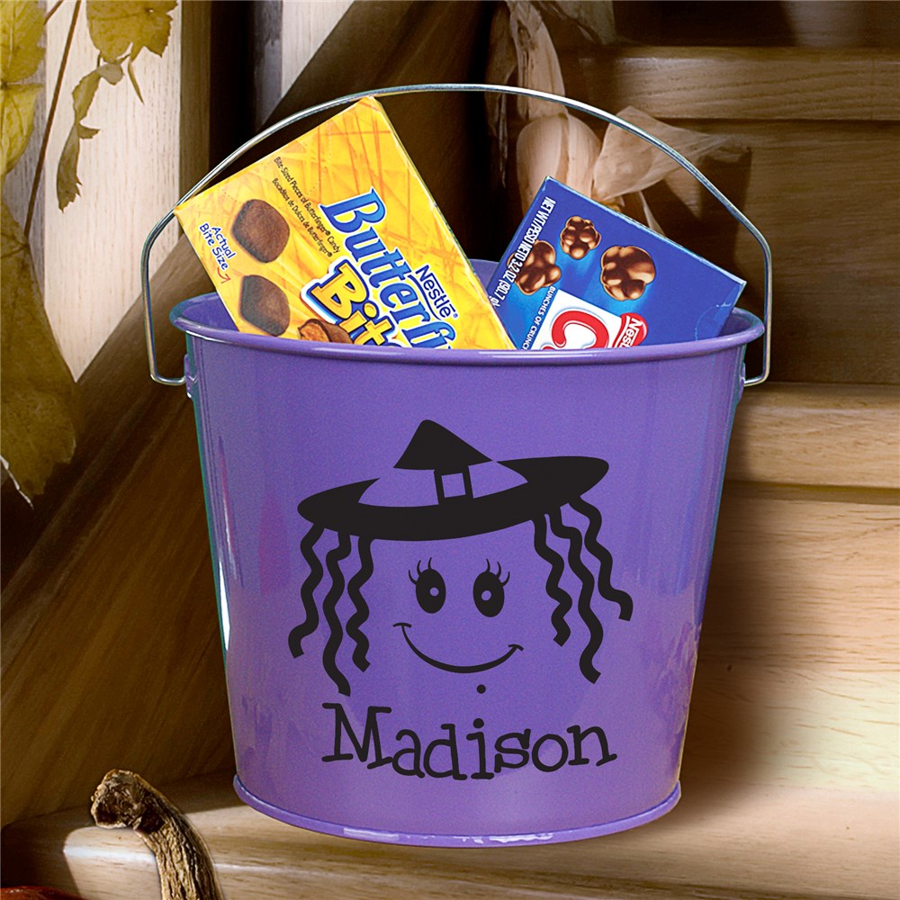 personalized halloween bucket personalized halloween bucket