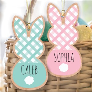 Personalized Easter Bunny Basket Tag 