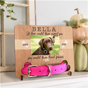 Personalized If Love Could Have Saved You Photo Collar Memorial Keepsake W223023