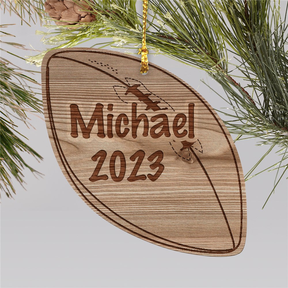Personalized Football Christmas Ornament | Football Ornaments Personalized
