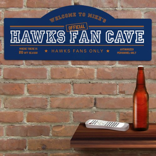 Personalized Sports Fan Wall Sign Mancave GiftsForYouNow