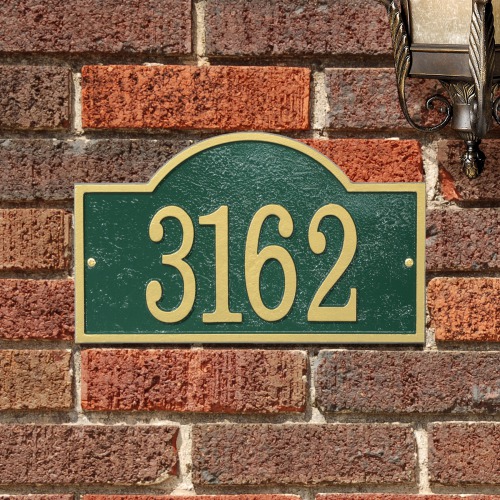 Arch House Number Plaque | Personalized Housewarming Gifts