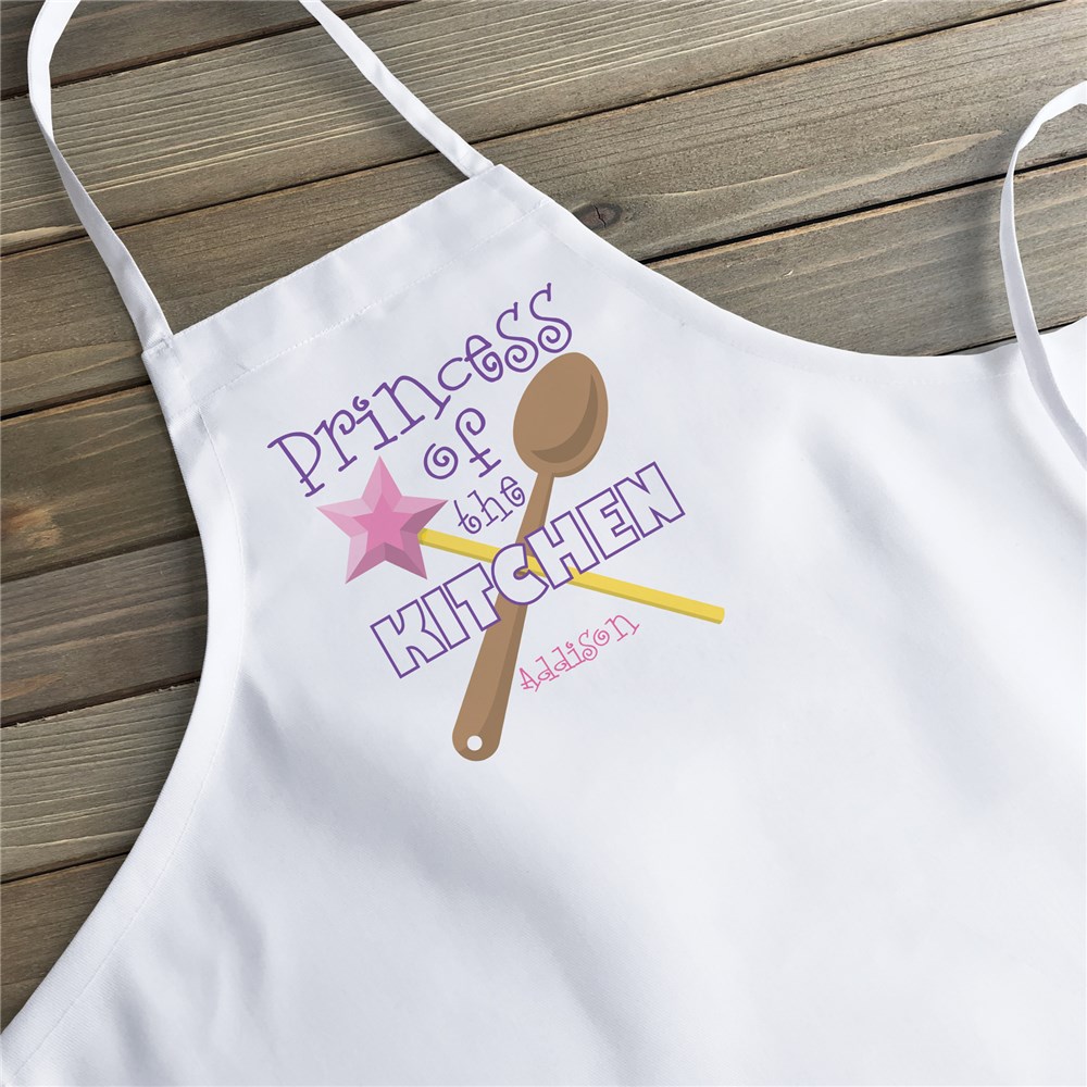 Princess of the Kitchen Youth Apron | Personalized Aprons