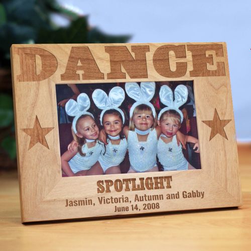 Personalized Dance Wood Picture Frame Personalized Dance Photo Frame