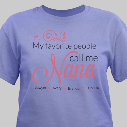 Personalized Shirt for Grandparents | GiftsForYouNow