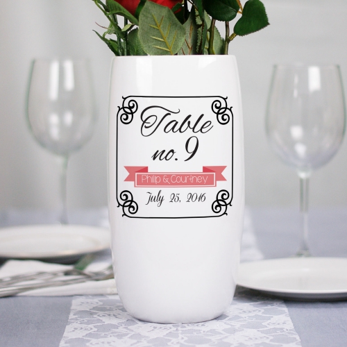 Wedding Table Number Ideas | Wedding Centerpiece Vase