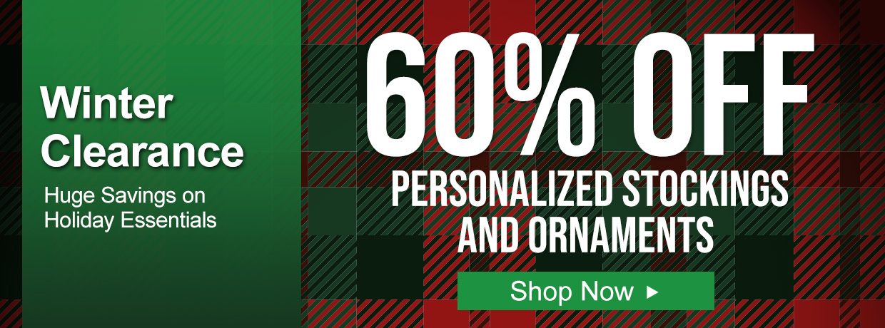 Huge Savings and Discounts on Christmas Ornaments and Stockings
