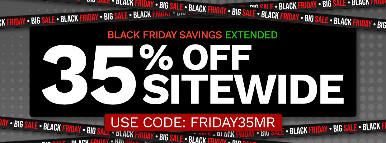 Black Friday Sales Extended - Save 35%