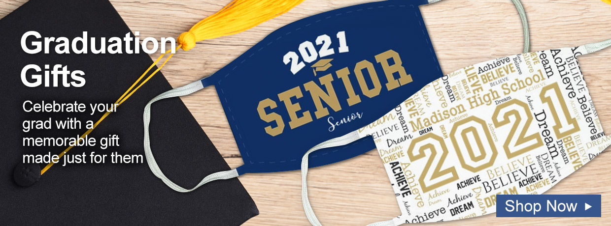 Personalized Graduation Gifts and Face Masks