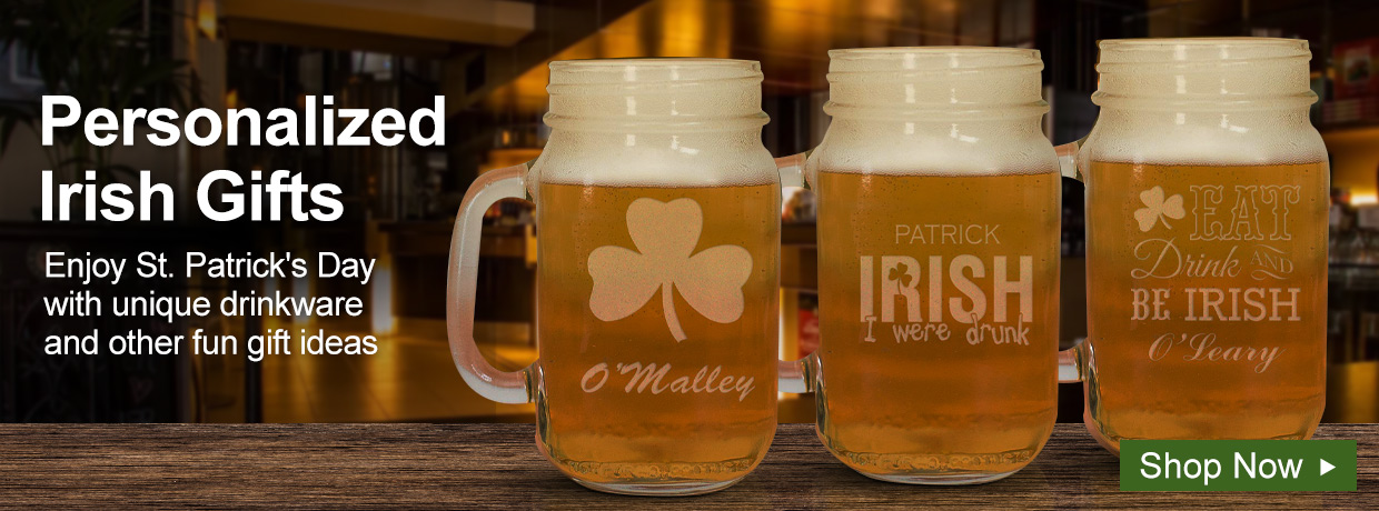 Personalized Irish and St. Patrick's Day Gifts