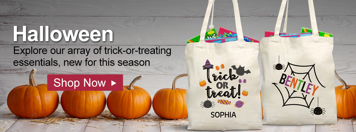 Shop Early for Halloween Gifts and Trick or Treat Bags