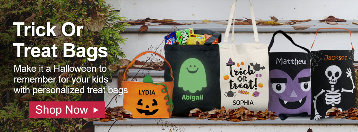 Halloween Trick or Treat Bags and Home Decor