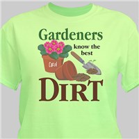 Personalized Garden TShirt Custom Printed Gardener Shirts